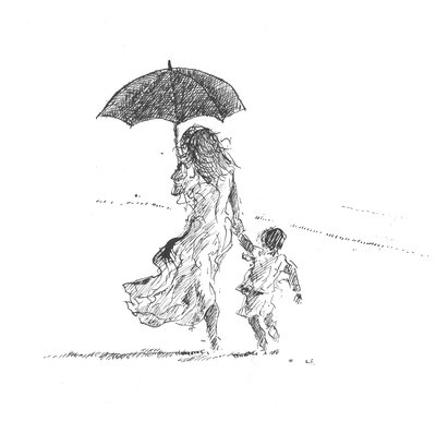 Mother and Child, Sri Lanka by Lincoln Seligman
